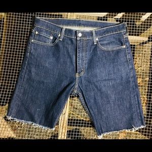 Levi’s•513 Cut-Off Blue.Jeans Shorts